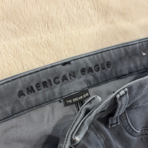 American Eagle Women's dark grey/black Jeans size 8 extra long (tall) - Picture 3 of 8